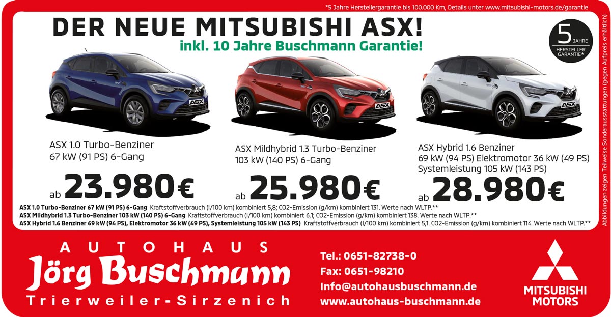 Angebote September 2023 Mitsubishi ASX